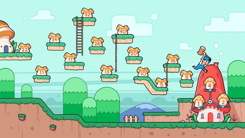 Collatz dizi salınımlarının eğlenceli bir gösterimi