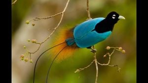 New Study Reveals Birds Of Paradise Possess Biofluorescence