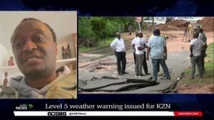 Severe Thunderstorm Warnings Issued For KwaZulu-Natal