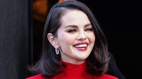Selena Gomez is leggy in sexy all-red outfit with fiance Benny Blanco