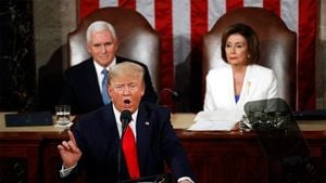 Trump Addresses Congress Amid Trade War And Turbulent Policies