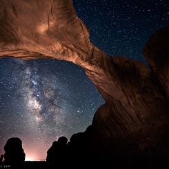 Three Arches Above Utah