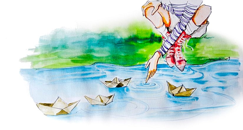 Eskiden çocuklar için klasik bir sıkıntı dağıtma aktivitesi