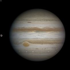  Jupiter, Ganymede, Great Red Spot 