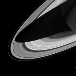 A Shadow on the Rings of Saturn