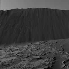  A Dark Sand Dune on Mars 