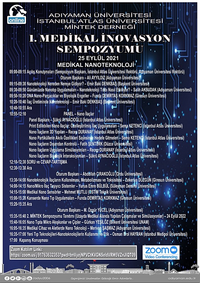MİNTEK Derneği Medikal Nanoteknoloji Sempozyumu