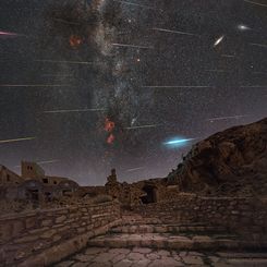  A Meteor Wind over Tunisia 