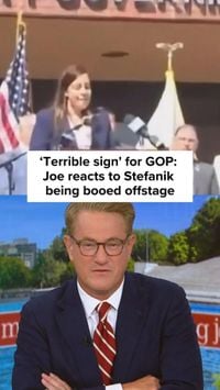 'Terrible sign' for GOP: Joe reacts to Stefanik being booed offstage