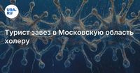 Турист завез в Московскую область холеру