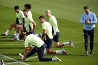 Man City midfielder Rodri complains of pain in same knee he had ACL injury