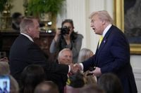 Trump creates National Purple Heart Day to honor wounded warriors