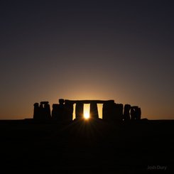 Sunset Solstice over Stonehenge