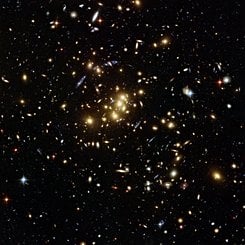 Giant Cluster Bends, Breaks Images