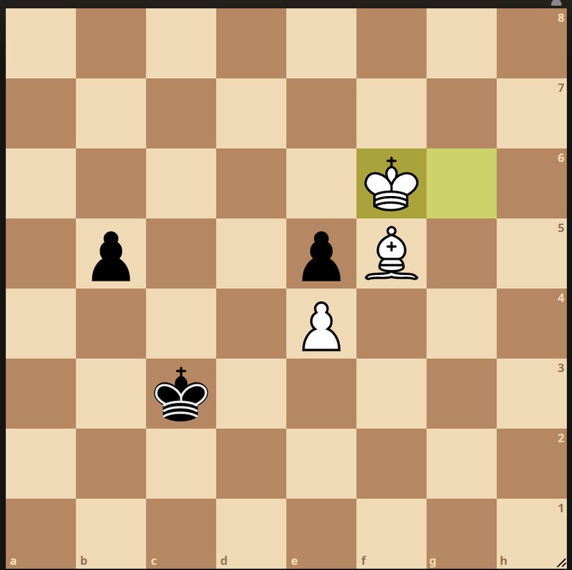 Burada b4 sürse Şxe5 sonra Şf6 e5 ile f5 fili b piyonunu tutar. Ondan Şd4 oynadı.  Hamleyi tahmin edin.