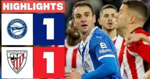 Alavés And Athletic Club Draw 1-1 In Fierce Derby