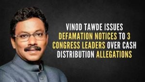 Vinod Tawde Strikes Back With Defamation Notice Against Congress Leaders