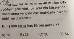 Bu iş için en az kaç türbin gerekir?