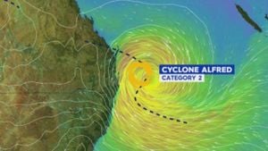 Tropical Cyclone Alfred Approaches Queensland Coast