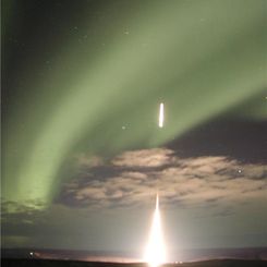 Auroral Rocket Launch