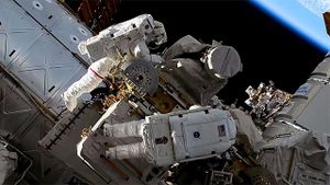 NASA Astronauts Complete First Spacewalk After Long Delay