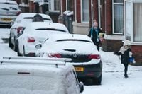 Yellow weather warnings for snow and ice issued for much of UK as Arctic blast hits