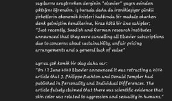 Tip alanında elsevier şirketine bağlı kaynakların güvenilirliği nedir?