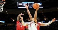 No. 2 Alabama survives scare from No. 15 Robert Morris in first round of NCAA Tournament