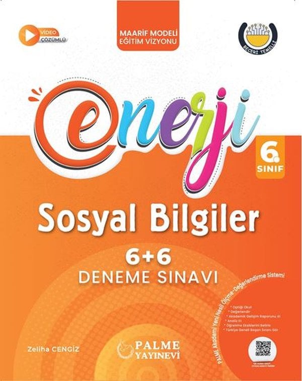 PALME 6.SINIF ENERJİ 6+6 SOSYAL BİLGİLER DENEME SINAVI