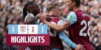 Extended Highlights | West Ham United 1-1 Tottenham Hotspur | West Ham United F.C.