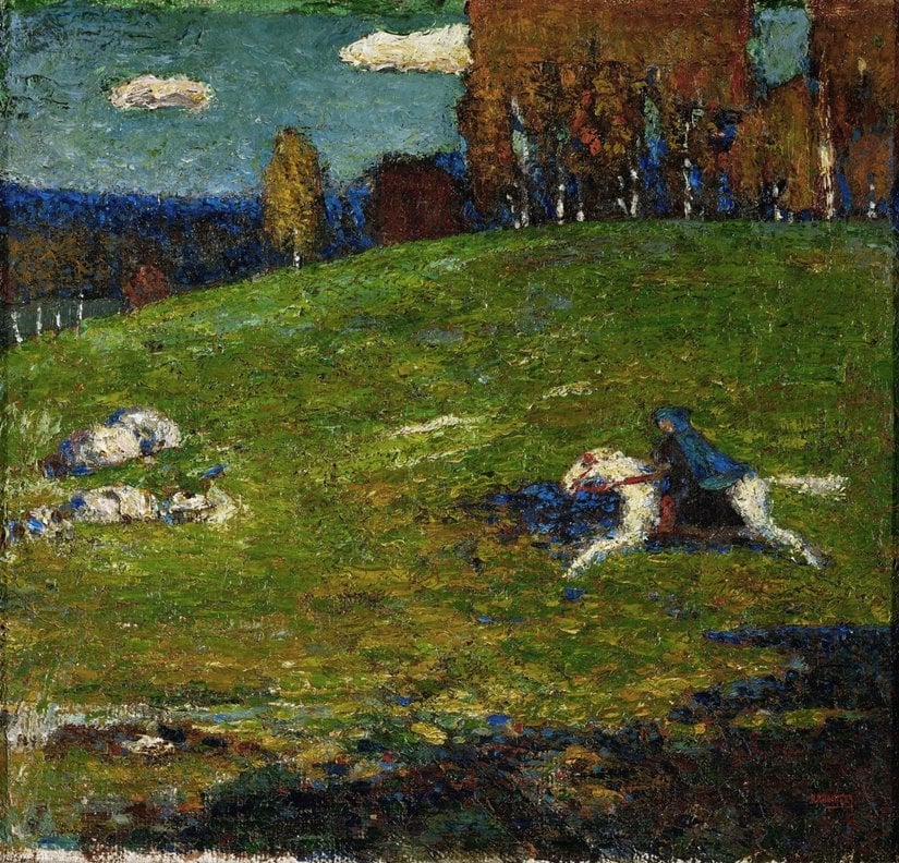 Wassily Kandinsky, 1903, The Blue Rider (Der Blaue Reiter).