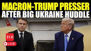 Macron Interrupts Trump To Correct Ukraine Funding Claims