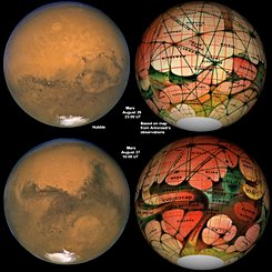 Mars Then and Now