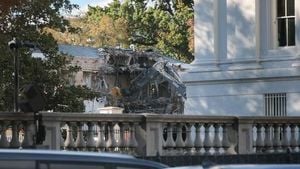 White House East Wing Demolished For Trump Ballroom