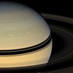 Saturn's Rings from the Other Side