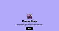 NYT 'Connections' Hint and Answers Today, Monday, July 14