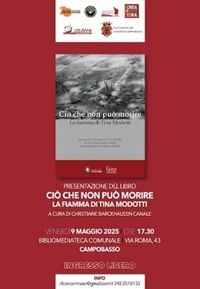 Presentazione del volume “Ciò che non può morire. La fiamma di Tina Modotti” con la presenza della curatrice Christiane Barkhausen-Canale - Informamolise