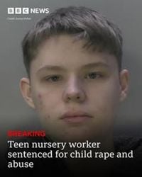 BBC - A teenage nursery worker who raped and sexually abused children as young as three has been sentenced to 10 years in a young offender institution.   More here: https://bbc.in/47VlrKt | Facebook
