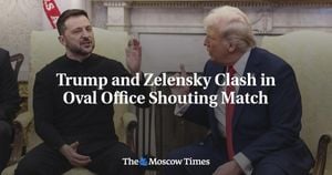 Trump And Zelensky Clash During Oval Office Meeting