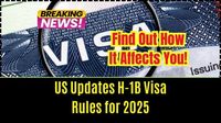 US Updates H-1B Visa Rules for 2025 – Find Out How It Affects You! - UP Excise Portal