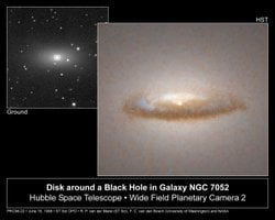 NGC 7052’nin Mahkûm Toz Diski