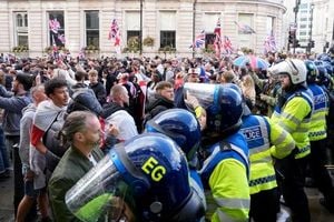 London Sees Massive Far Right Rally And Counterprotest
