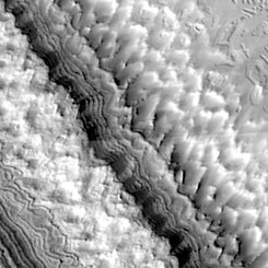 Mars’ın Güney Kutup Başlığının Katmanları