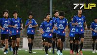 ช้างศึกยู17ลงซ้อมก่อนอุ่นกาตาร์ | thsport.live