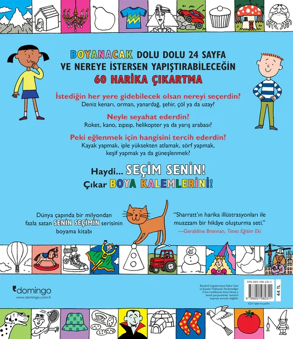 Senin Seçimin Boyama Kitabı