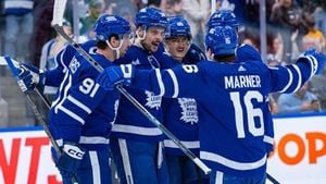 Maple Leafs Overwhelm Hurricanes 6-3 At Home