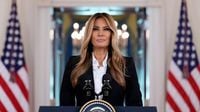 First lady Melania Trump announces 8 Ukrainian children reunited with families after being taken into Russia