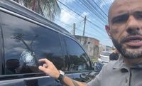 Deputado federal tem carro alvejado na Zona Oeste do Rio; veículo é blindado