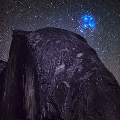  Pleiades over Half Dome 