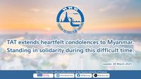 Tourism Authority of Thailand expresses its deepest condolences to the people of Myanmar - TAT Newsroom